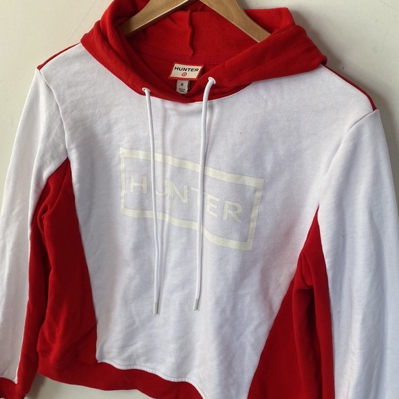 (B52) Hunter For Target White & Red Hoodie Pullover, Size Medium - Picture 8 of 14